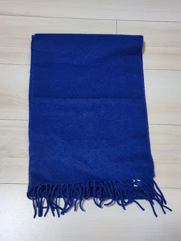 캐시미어 100% 머플러 블루