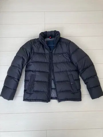 블랙 다운 자켓