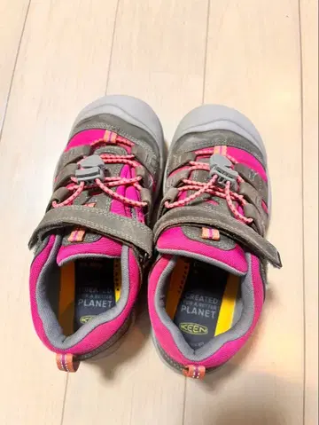 KEEN 키즈 스니커즈 핑크/그레이 21cm