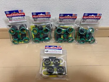 미니 사륜구동 큰 지름 하드 로우하이트 타이어 & 카본 강화 휠 세트