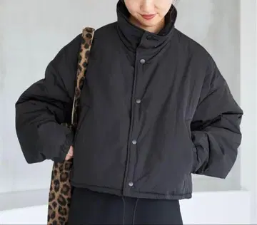 Spick and Span 패딩 숏 블루종 36 블랙