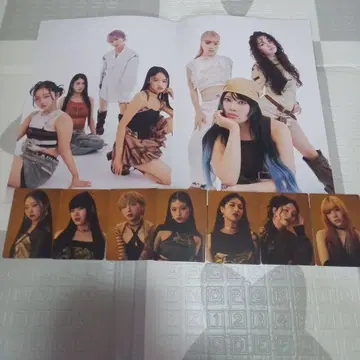 BMSG HANA 트레이딩 카드 7장 세트 & A3 양면 포스터 포함