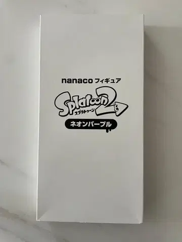 [ 미사용 새상품 레어 ] 스프라툰 nanaco 피규어 퍼플