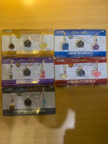 원피스 제일복권 GIRLS COLLECTION H상 전 5종 세트