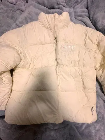 Jeep 아이보리 다운 자켓