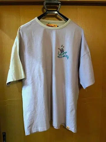 Left Alone 연보라 T셔츠 L사이즈