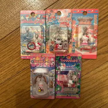 헬로키티 스트랩 5개 세트