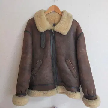 MACHOPE B-3 무스탕 자켓 플라이트 자켓 가죽 40