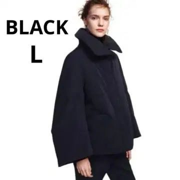 유니클로+J 하이브리드 다운 자켓 L 사이즈 블랙 새상품급