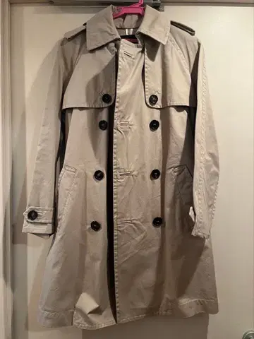 DSQUARED2 (디스퀘어드) 베이지 트렌치코트 이탈리아 산