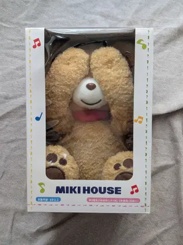 [ 미사용 ] 미키하우스 피카부 베어