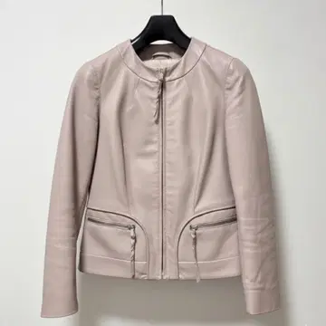 [ 천연 가죽 이탈리아제 ] PERUZZI 피렌체 가죽 자켓 S 핑크