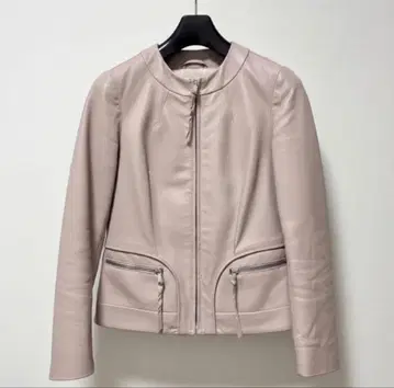 [ 천연 가죽 이탈리아제 ] PERUZZI 피렌체 가죽 자켓 S 핑크