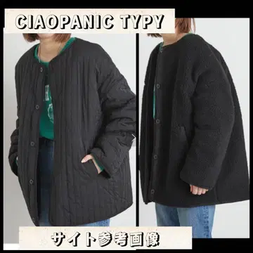 CIAOPANIC TYPY 리버서블 보아 플리스 x 퀼팅