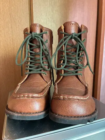 soulberry 레이스업 부츠 카멜 M