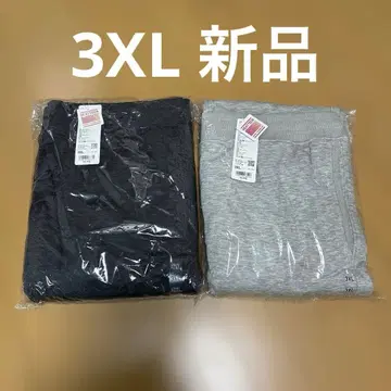 히트텍 보아 스웨트 팬츠 그레이 다크 그레이 2개 세트 3XL 새상품