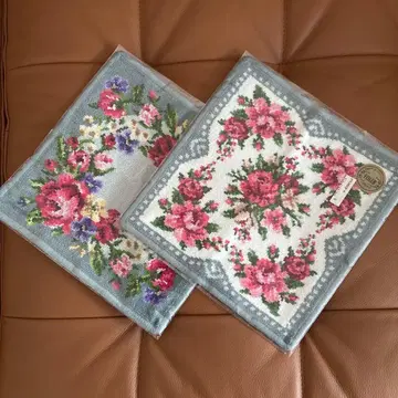 FEILER 손수건 장미 2장 세트 미사용 새상품