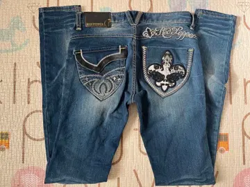 RED PEPPER 데님 데미지 가공 블루 25