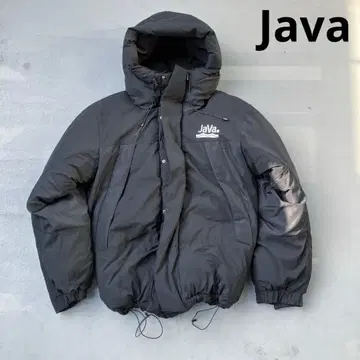 [ 자바 ] 블랙 울트라 웜 페이크 다운 자켓 L