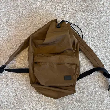 ORCIVAL 브라운 나일론 백팩