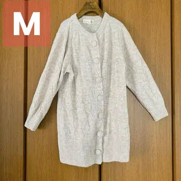 프랑슈리페 포근포근 콤비 가디건 M 사이즈 yukiemon