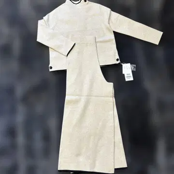 DoCLASSE 베이지 니트 와이드 팬츠 셋업 L