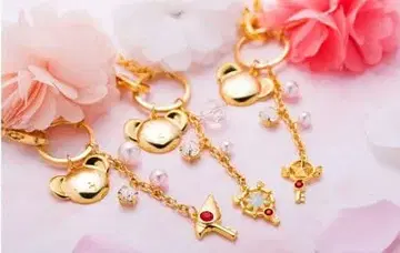 [ 가격 인하 ] CC 사쿠라 열쇠 참 CLAMP 봉인 별 꿈 케로짱