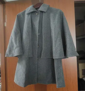 니트 모사 멀티 웨이 케이프 코트