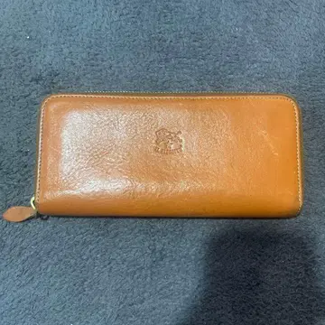 가죽제 브라운 장지갑