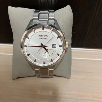 세이코 SEIKO 5M84-0AB0 키네틱 화이트 다이얼