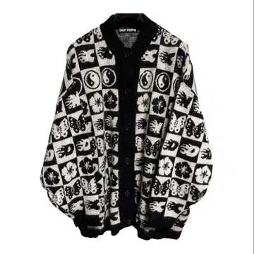 Candy Stripper GALS KNIT 모헤어 가디건