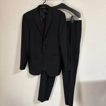 수트 셋업 자켓 블랙 싱글 L 존 피어스