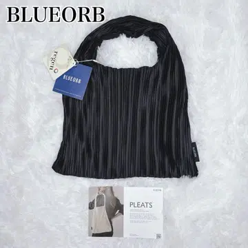[ 미사용 새상품 ] BLUEORB 플리츠 핸드백 토트백 블랙