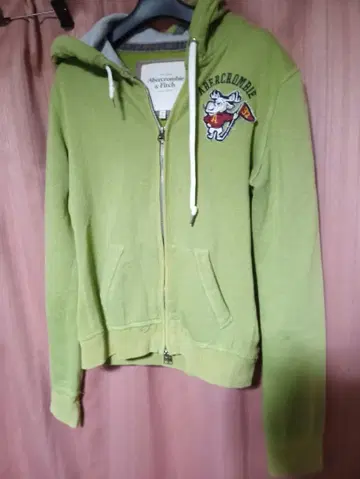Abercrombie & Fitch 꾀꼬리색 후드티 M