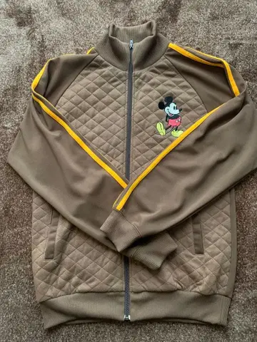 미키마우스 트랙 자켓 자수 빅 프린트