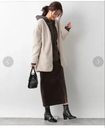 글로벌 워크 라이트 보아 블루종 아이보리