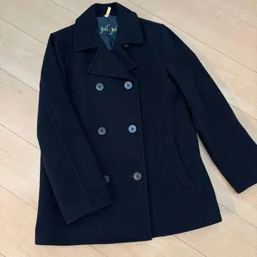 [ 이스트 보이 EASTBOY ] 울 더블 브레스트 피 코트 9호 네이비