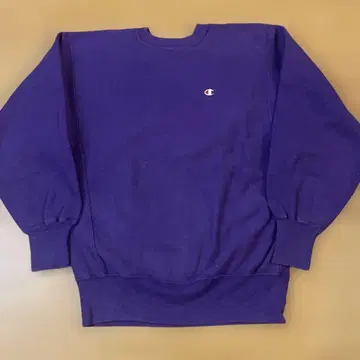 퍼플 챔피온 리버스 위브 맨투맨 무지