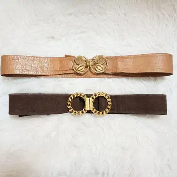 빈티지 벨트 2개 세트