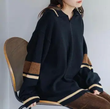 Kastane 스키퍼 라인 니트 풀오버