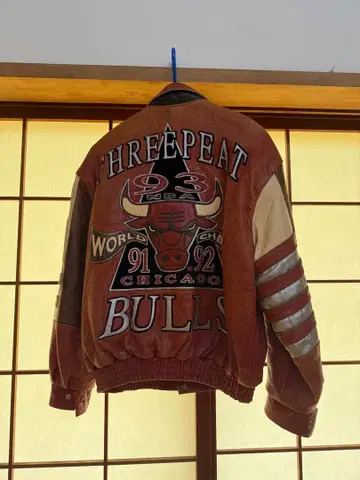[ 레어 ] 시카고 불스 제프 해밀턴 바시티 자켓 조던 NBA 아우터