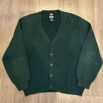Dickies 다크 그린 가디건 XL