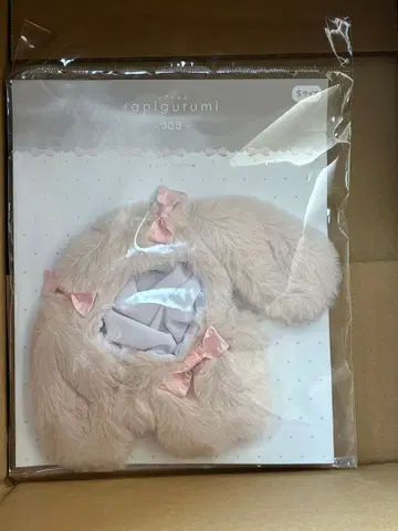 후쿠야 온라인 누이옷 인형옷 토끼 인형옷 귀처진 토끼 S사이즈 핑크