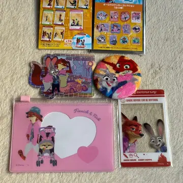 4세트 주토피아2 닉 주디 굿즈