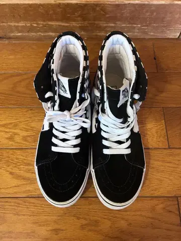 Vans 체커 하이컷 스니커즈