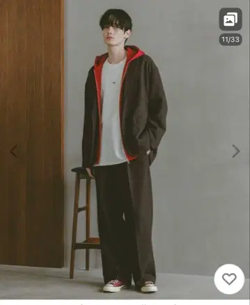 RAGEBLUE 트위드 와이드 팬츠