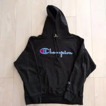 챔피언 리버스 위브 후드티 L 블랙