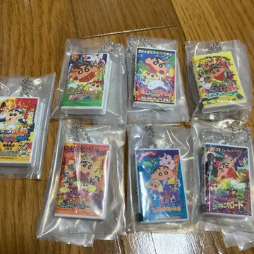 가챠 짱구는 못말려(크레용 신짱) 영화 비디오테이프 참 7개 세트