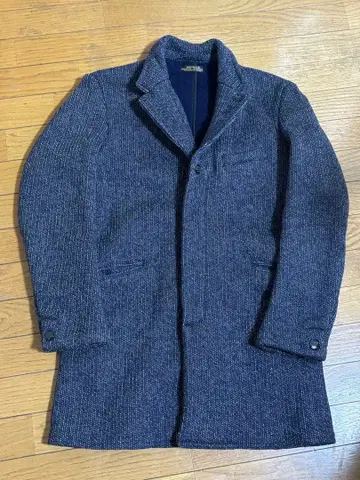 BROWN'S BEACH JACKET 네이비 체스터 코트