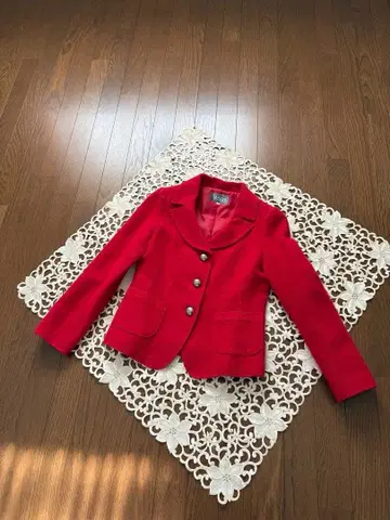 Vessel 베세일 테일러드 자켓 빨간색